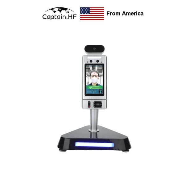 

facial recognition system us captain face recognition, automatic temperature measurement, two dimensional code, ic card 4 in 1 device