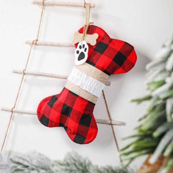 

ourwarm большие трикотажное рождественские чулки висячие украшения рождественской елки украшения прекрасный подарок сумка для детей чулка xm