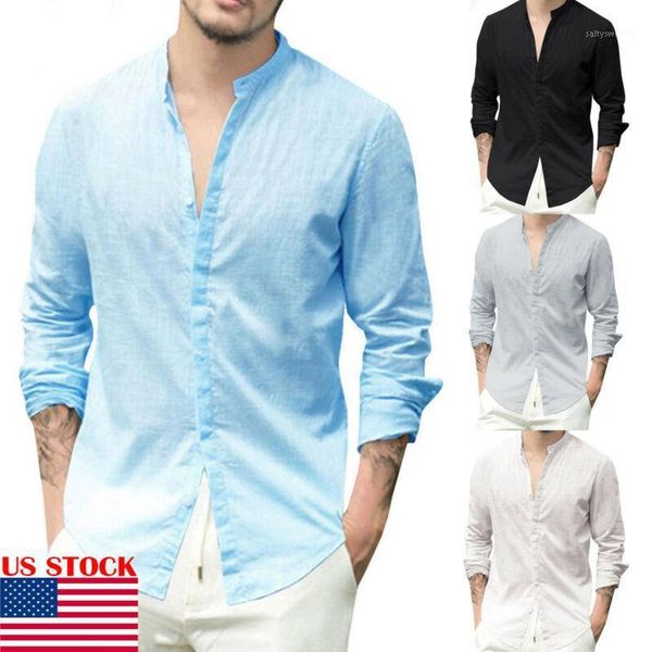 

classic men business shirts smart slim long sleeve cotton&linen shirts1, White;black