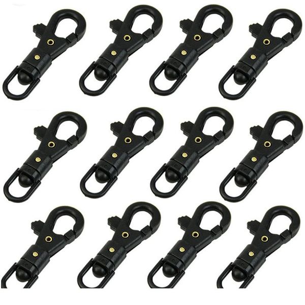 

60pcs rotatable keychain paracord clip buckle plastic steel carabiner backpack quickly hook camping hiking equipment a jllsss