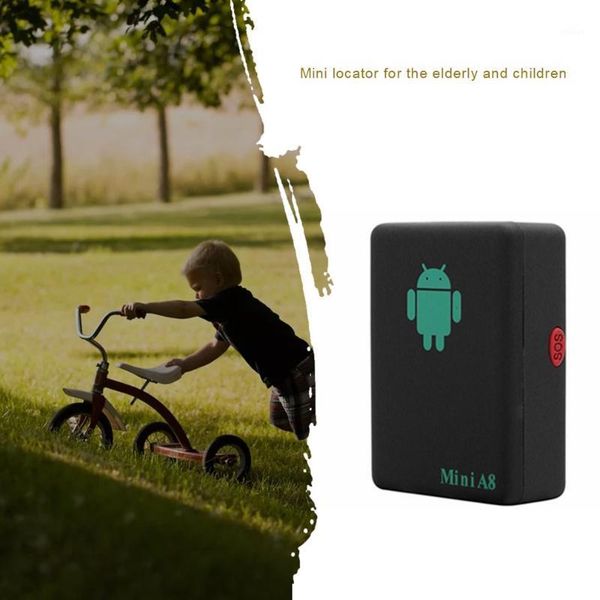 

a8 mini elderly children gps locator plastic portable anti-lost track car anti-theft fence alarm mobile alarm1