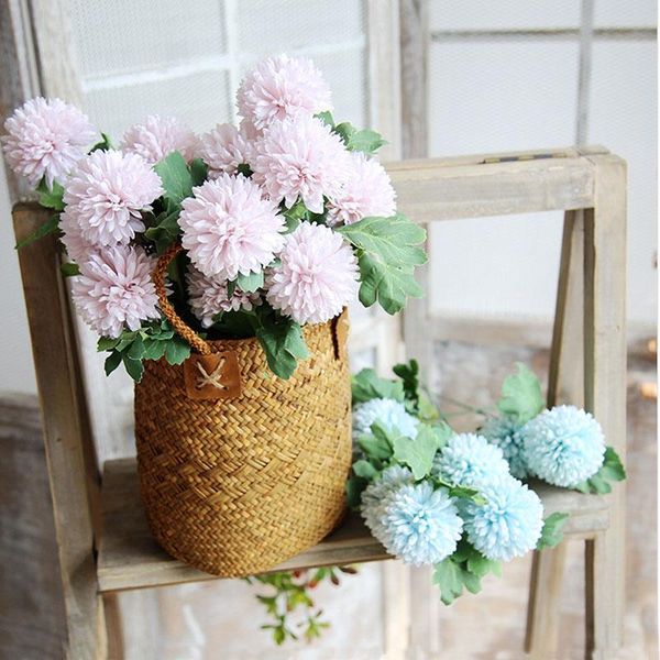 

decorative flowers & wreaths simulation plant fake artificial flower dandelion silk for the family party wedding pography decoration