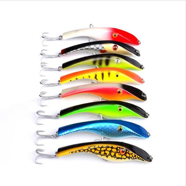 

1pcs big pencil fishing lure 15cm 44g isca artificial hard bait crankbait fishing wobblers with treble hook fishing acc qyllis