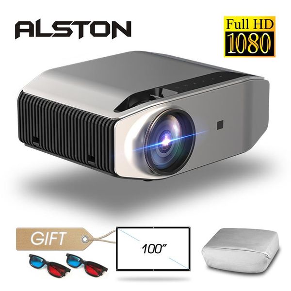 

alston yg620 full hd 1080p проектор 6500 lumens домашний кинотеатр cinema usb av proyector beamer