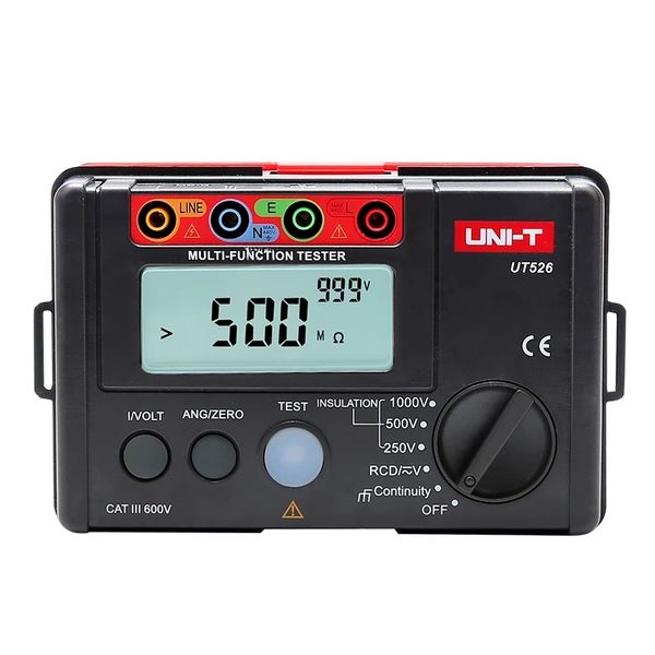 

uni-t ut526 multi-function digital electric meter electrical insulation tester ut526 earth resistance meter+rcd test machine