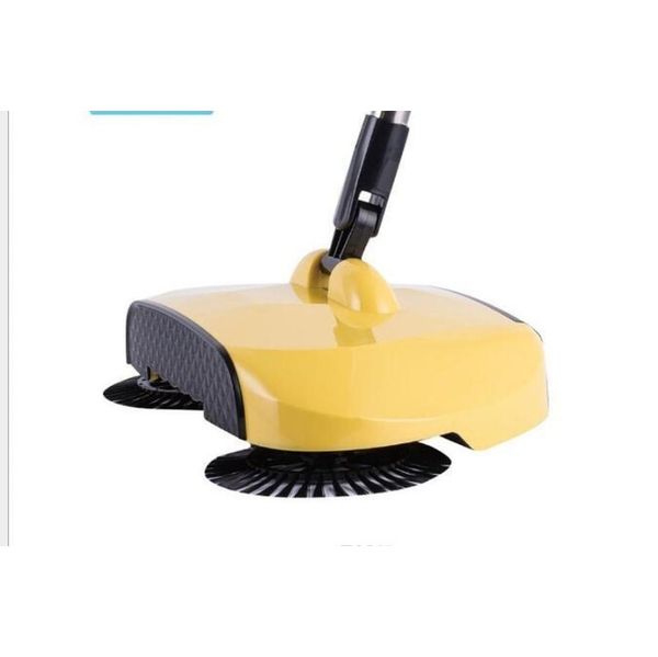 

stainless steel sweeping machine push type hand push magic broom dustpan handle household cleaning package jlladv garden_light