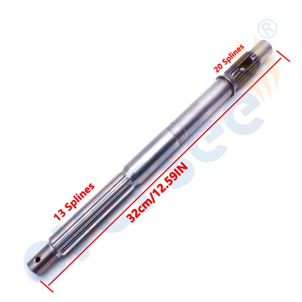 

63d-45611 propeller shaft for yamaha 4 stroke outboard motor parts f40 f50 f60 4t hidea parsun 40-60hp 63d-45611-00