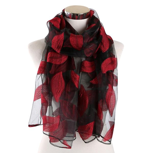 

зеленый foxmother шарфы шаль sjaal платки вышитого цветок хиджаб цвет листьев дама женщина cut red lace leaf мусульманской yxldsn beauty888, Blue;gray