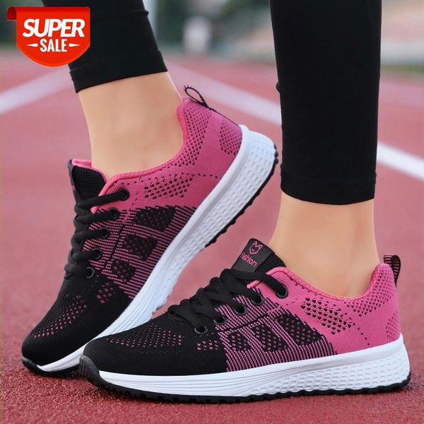 

2019 new women shoes flats fashion casual ladies shoes woman lace-up mesh breathable female sneakers zapatillas mujer #po68