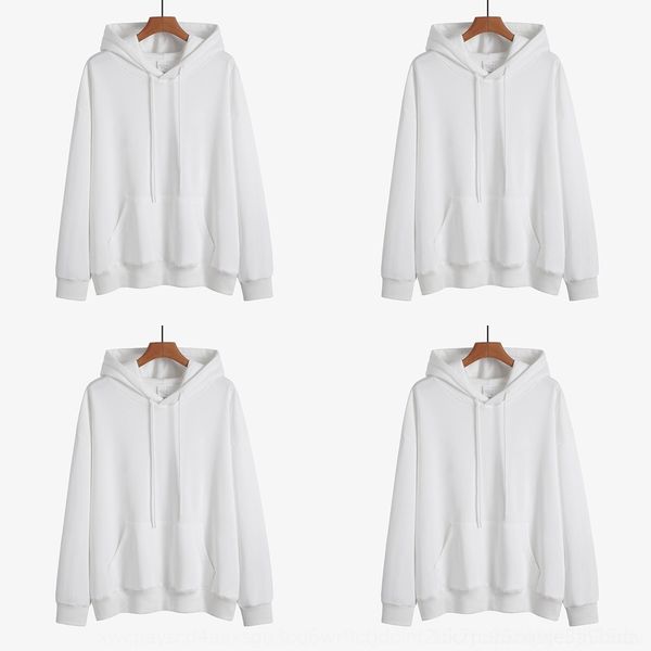 

x5szj solid color hooded hoodie men's 2020 autumn new loose casual print solid sweatermen's pullover hooded sweater pullover sweat, Black