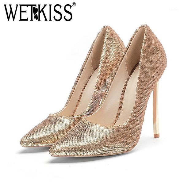 

dress shoes wetkiss 2021 strange style pumps footwear printing pointed toe party lady high heels women fashion1, Black