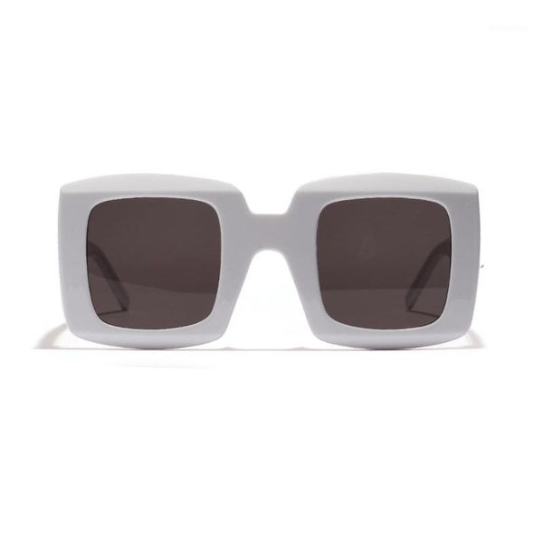 

fashion white square leoaprd sunglasses men vintage big classic gradient shield uv400 women brand sunglasses fml1, White;black
