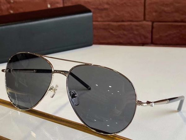 

sun with sunglasses glasses silver new classic grey driving design box sunglasses 0068 eyewear frame pilot mens, White;black