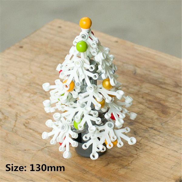 

compatible christmas tree blocks snow house flower ring garland model building blocks set kids gifts toys for children yxlvzc xhlove