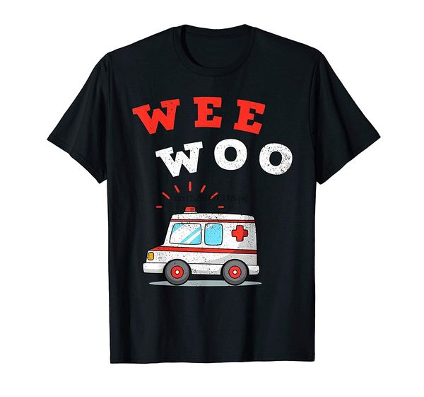 

wee woo ambulance amr funny ems emt paramedic gift t-shirt sport hooded sweatshirt hoodie