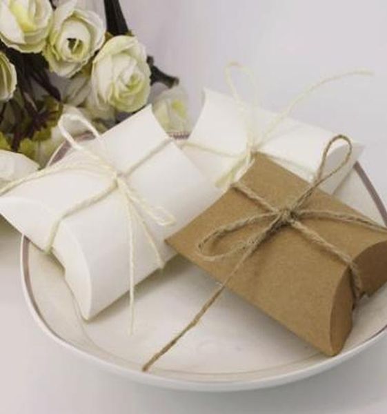 100 pz Bianco Cachi Corda Caramelle Cioccolato Confezione Regalo di Carta Per Il Compleanno Decorazione Della Festa Nuziale Regalo Mestiere H jllBOq