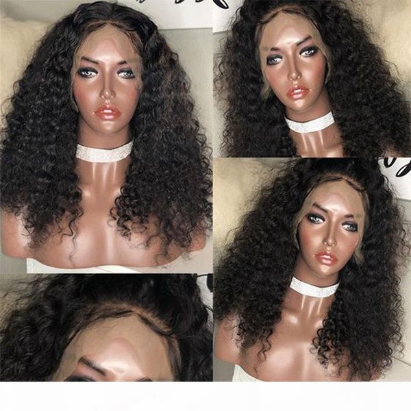 

curly human hair wig 360 lace frontal wig brazilian pre plucked lace wigs 150 sunlight remy lace front human hair wigs for women, Black;brown