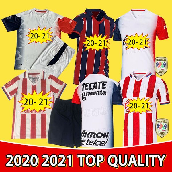 

2020 2021 guadalajara soccer jersey chivas regal o.peralta i.brizuela home red away white jersey 20 21 cd guadalajara men football shirt, Black;yellow