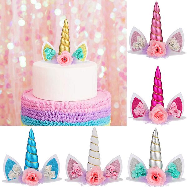 

er birthday decorations kids decor unicorn party supplies baby shower cake ers
