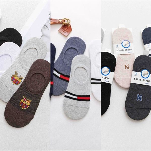 

tunv5 spring and summer shallow mouth socks sockssilicone invisible socksboat socks slip invisible socksnon men's siliconenot falling p, Black