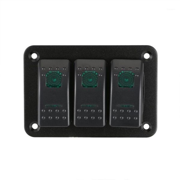 

other auto electronics 3 gang car marine boat caravan led switch panel professional splashproof rocker control waterproof circuit1