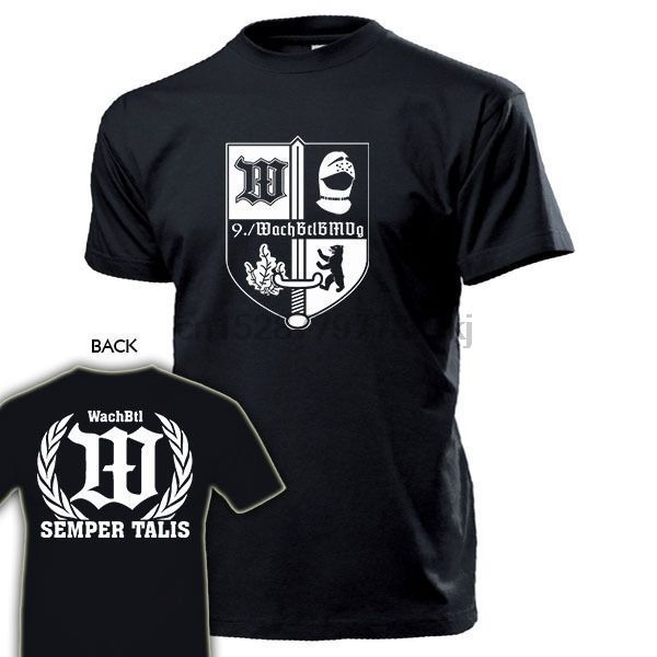 

mens summer sale % t shirt 9 wach btl semper talis wach bataillon bmvg bw military wappent shirt creator sport hooded sweatshirt hoodie