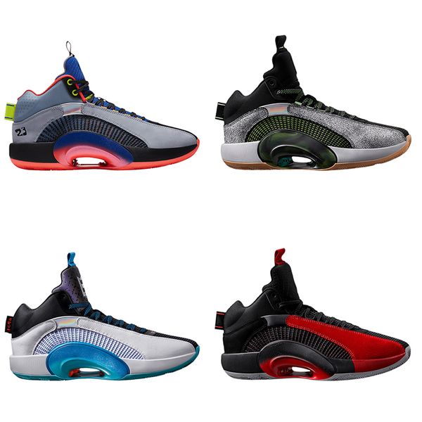 

new 35 mens basketball shoes 35s center of gravity boys black gold bred men trainer sports sneakers