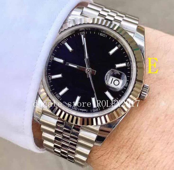 

41mm mens racing bp factory v2 2813 movement watch president jubilee bracelet 126333 126300 126330 movement automatic sport watch, Slivery;brown
