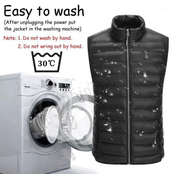 

electric heated vest men electric heating vest thermal warm heating clothes outdoor fishing hunting winter usb heated jacke1, Gray;blue