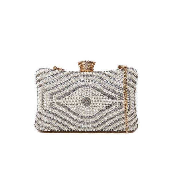 

womens designer evening bags new temperament-shoulder rhinestone hand holding dinner bag pearl crossbody pouch m180424
