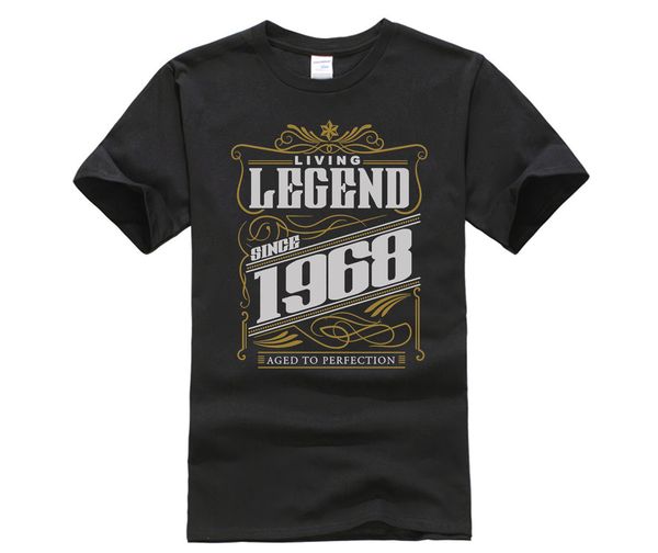 

humor shirts legend since 1968 birthday gift for him dad grandad crew neck short-sleeve compression t shirts sport hooded sweatshirt hoodie