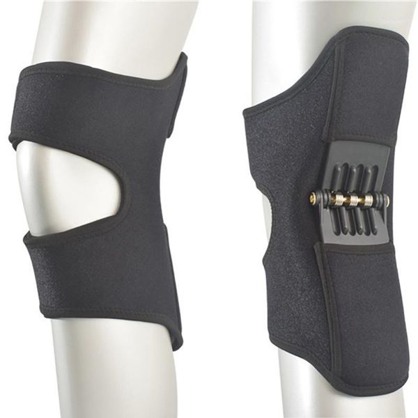 

elbow & knee pads 1 pair joint support non-slip powerful rebound spring force sports thighs&calves drop, Black;gray