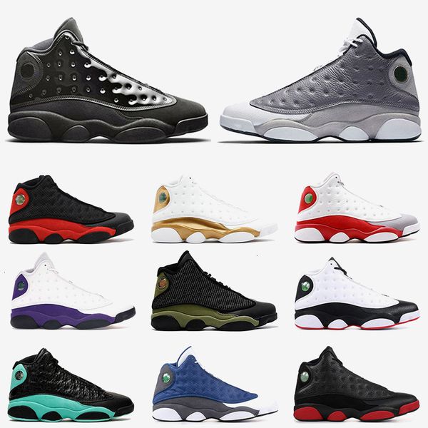 

new jumpman 13 13s womens basketball shoe men cap and gown trainer, White;red