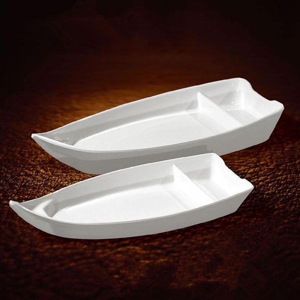 

dishes & plates creative boat style cuisine dish melamine snack dessert sushi sashimi tray el seafood plate