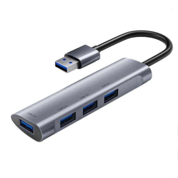 

hubs 4 in 1 hub type-a to 4-port usb 3.0 docking station adapter for pc lap