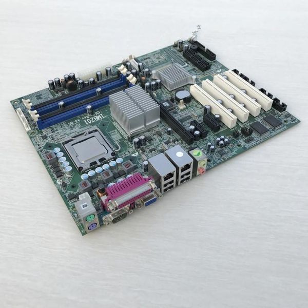 100% OK Original Industrie-Motherboard IPC Mainboard IMB201 Rev.A3-RC ATX 4 PCI 2 LAN 5 COM LGA775 CPU mit CPU