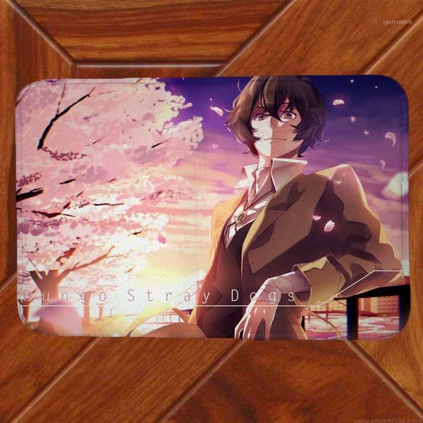 

cushion/decorative pillow bungo stray dogs floor mat carpet decor bedroom doormat anime manga 0011