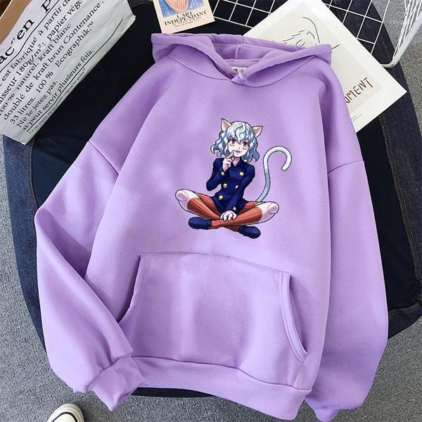 

neferpitou x hoodi fashion japanese streetweare sweatshirt multiple colour student casual hoodies pullover1, Black
