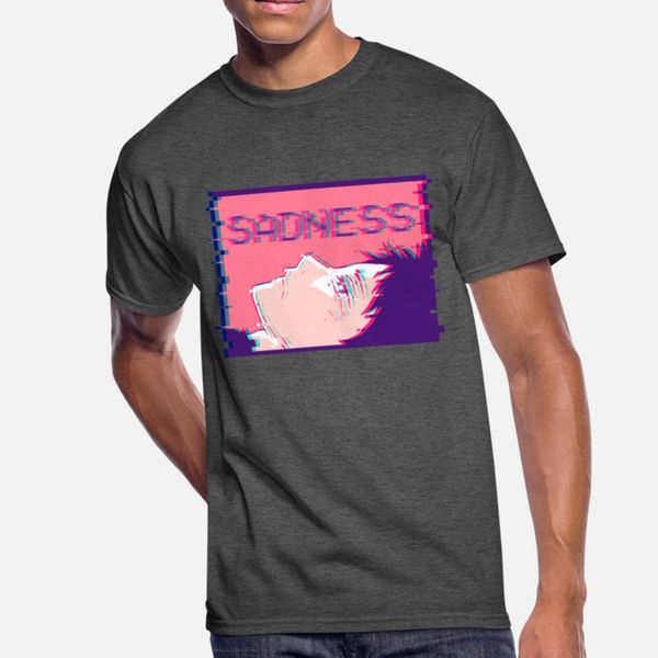 

sad anime boy sadness japanese vaporwave gift t shirt leisure horror o-neck tracksuit hoodie sweatshirt