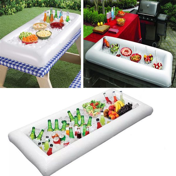 

inflatable salad trays serving buffet bar cooler buffet salad food fruit drink ice buckets party coolers picnic storage trays wx-c10
