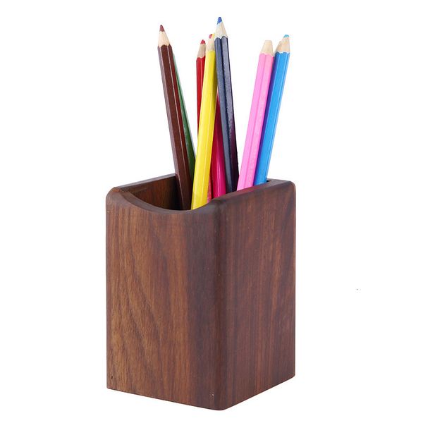 

solid wood pen holder creative fashion deskdecoration simple office supplies storage box graduation gift wooden p frame