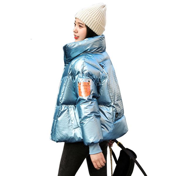 

china factory seller women shiny water proof coat jacket winter