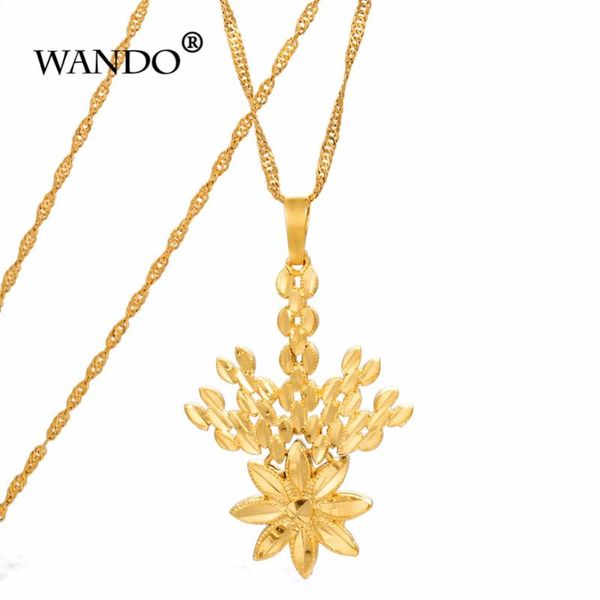 

pendant necklaces wando delicate snowflake necklace female vintage jewelry gold color wedding party gift for pretty girl p44, Silver