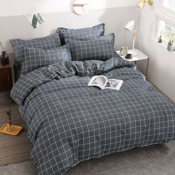 

team hair four piece plant cashmere quilt set student dormitory three piece set