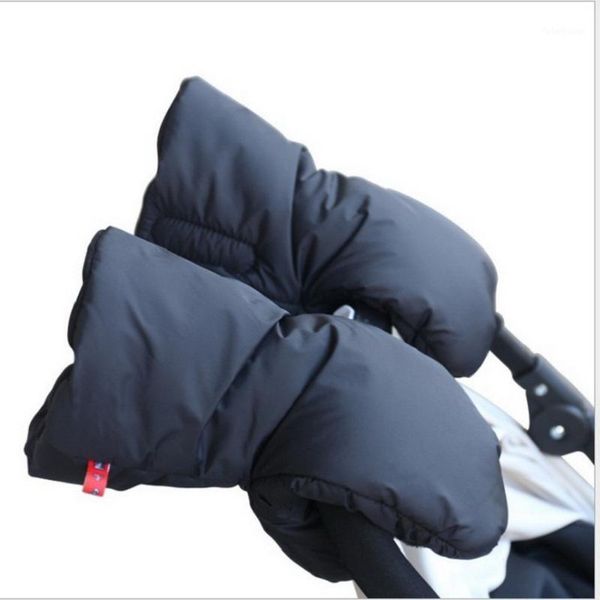 

dhl 20pair winter pram hand muff baby carriage pushchair warm fur fleece hand cover cart muff glove stroller accessories1