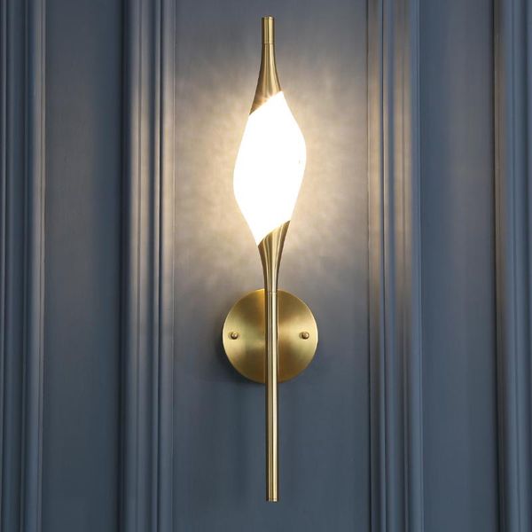 

luxury copper led wall light modern sconce wall lamp for bedroom/living room designer lighting home inodoor