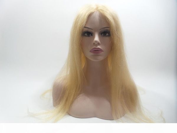 

full lace wigs density of human hair 100% color # l27 hair blond 150% mono mesh south korea imported mesh full lace human hair wigs weave, Black;brown