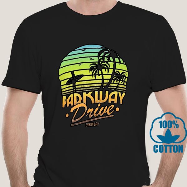 

3781a men t shirt parkway drive surfer sunset byron bay multicolor image black s-4xl t-shirt women sport hooded sweatshirt hoodie