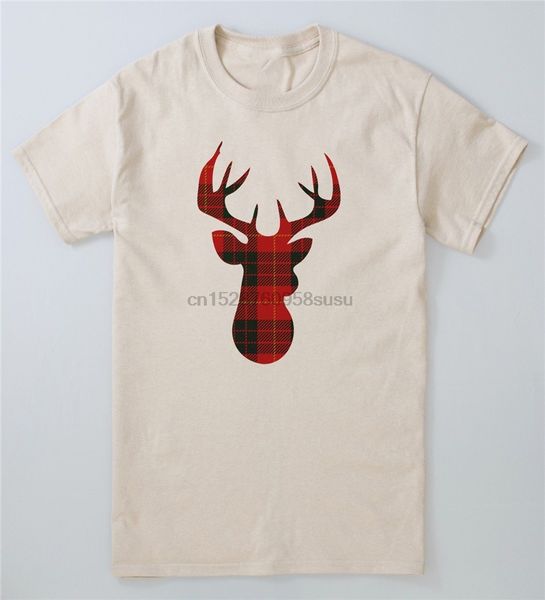 

deer christmas t-shirt yule stag nativity tartan tee festive xmas moose snow casual tee shirt sport hooded sweatshirt hoodie