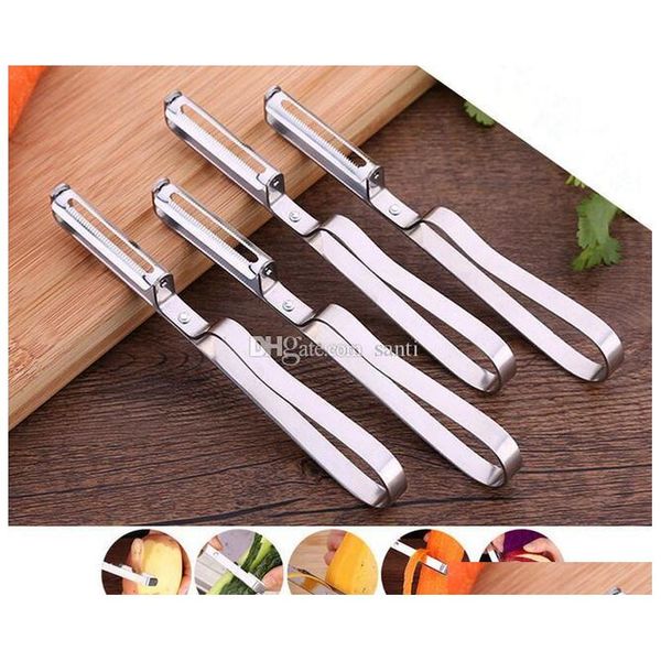 

stainless steel cutter vegetable fruit apple slicer potato peeler parer tool 6kisb